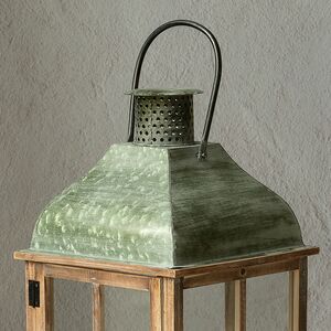 Деревянный фонарь для свечи Даннотар 57 см Kaemingk фото 2