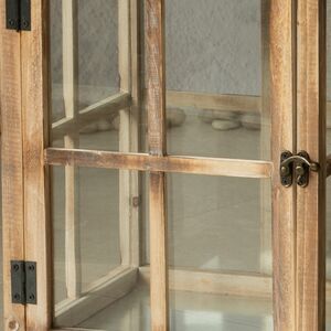 Деревянный фонарь для свечи Даннотар 57 см Kaemingk фото 5