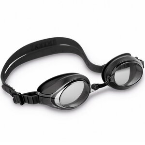 Очки для плавания Racing Pro, черные, 8+ INTEX фото 4