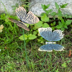 Садовый штекер Бабочка Муни: Giardini Di Boboli 40 см бронзовая Koopman фото 3