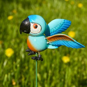 Садовый штекер Попугай Филиппо 67 см синий (Koopman, Нидерланды). Артикул: 557000900-2