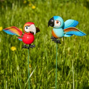 Садовый штекер Попугай Филиппо 67 см синий Koopman (Купман) фото 3