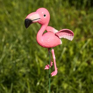 Садовый штекер Фламинго Флориан 67 см розовый (Koopman, Нидерланды). Артикул: 557000900-4