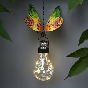 Садовый светильник на солнечной батарее Solar Butterfly Lory 17*13 см, IP44