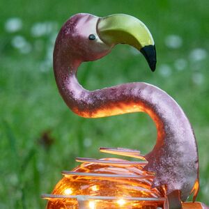Садовый светильник на солнечной батарее Solar Flamingo 34 см Koopman (Купман) фото 2
