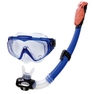 Набор маска с трубкой Aqua Pro, 14+ INTEX фото 1