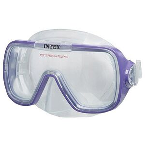 Маска для плавания Wave Rider Sport фиолетовая, 8+ (INTEX, Китай). Артикул: 55976-фиол