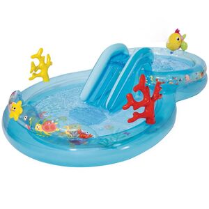 Игровой центр Морские Глубины 310*193*71 см, с горкой и фонтаном, клапан INTEX фото 13