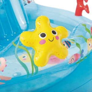 Игровой центр Морские Глубины 310*193*71 см, с горкой и фонтаном, клапан INTEX фото 8