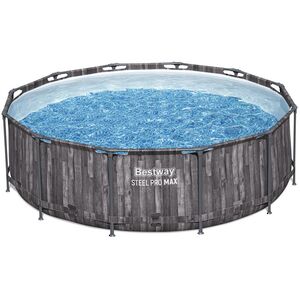 Каркасный бассейн 5614X Bestway Steel Pro Max (Бествей Стил Про Макс) 366*100 см, фильтр-насос, лестница Bestway фото 8