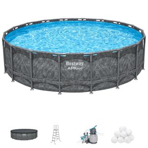 Каркасный бассейн APX (Бествей Апкс) 365 549*132 см, песочный фильтр-насос, аксессуары Bestway фото 2