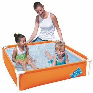 Детский каркасный бассейн Оранж 122*30 см, клапан