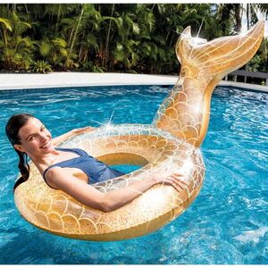 Надувной круг Хвост Русалки 147*107*79 см INTEX фото 8