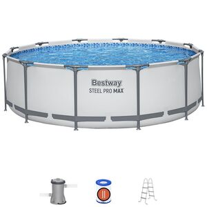 Каркасный бассейн Bestway Steel Pro Max 366*100 см, фильтр-насос Bestway фото 2