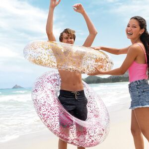 Надувной круг Gold Shiny 107*27 см INTEX фото 4