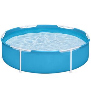 Детский каркасный бассейн Голубая Лагуна 152*38 см Bestway фото 2