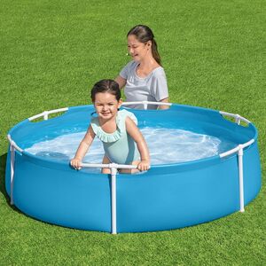 Детский каркасный бассейн Голубая Лагуна 152*38 см Bestway фото 4