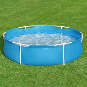 Детский каркасный бассейн Голубая Лагуна 152*38 см Bestway фото 6