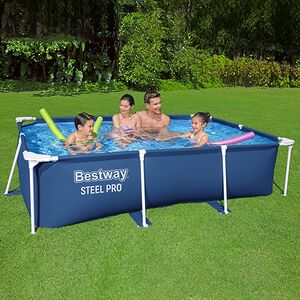 Прямоугольный каркасный бассейн 56403 Bestway Steel Pro 259*170*61 см Bestway фото 2