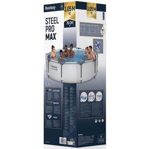 Каркасный бассейн 56406 Bestway Steel Pro Max (Бествей Стил Про Макс) 305*76 см Bestway фото 6