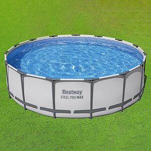 Каркасный бассейн 56438 Bestway Steel Pro Max 457*122 см, фильтр-насос, аксессуары Bestway фото 8