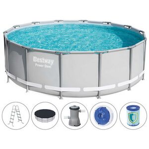 Каркасный бассейн Bestway Power Steel 427*122 см, фильтр-насос, аксессуары Bestway фото 2