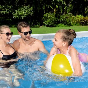 Прямоугольный каркасный бассейн 56457 Bestway Steel Pro Max 412*201*122 см, песочный фильтр-насос, аксессуары Bestway фото 3