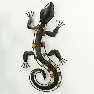 Настенное панно Ящерица Наполи 51*29 см (Boltze, Германия). Артикул: 5653400-1