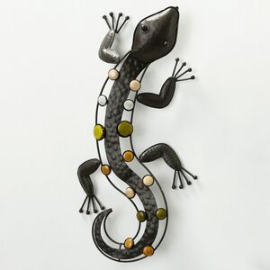 Настенное панно Ящерица Эссер 51*29 см (Boltze, Германия). Артикул: 5653400-2