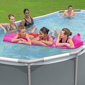 Каркасный овальный бассейн 56710 Bestway Steel Pro Max (Бествей Стил Про Макс) 549*274*122 см, фильтр-насос, аксессуары Bestway фото 4