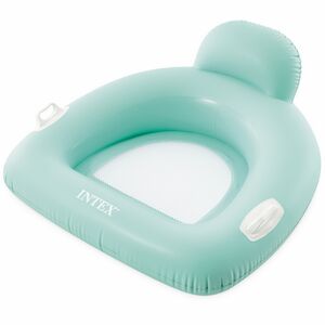 Надувное кресло для плавания с сетчатым дном 114*107 см голубое INTEX (Интекс) фото 3