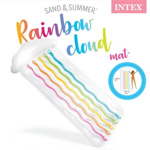 Надувной матрас для плавания Rainbow Cloud 180*86 см INTEX фото 4