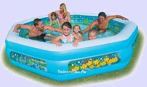 Семейный надувной бассейн "Подводный мир", 305*64 см (INTEX, Китай). Артикул: 57479