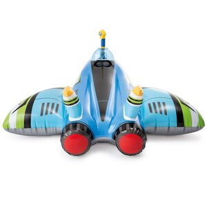 Надувная игрушка с водяным пистолетом Самолёт Air Strike 117*117 см, голубой INTEX фото 3