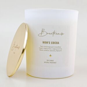 Ароматическая свеча Мамин Какао - Breathense 9 см, 200 мл, 50 часов горения (Breathense, Россия). Артикул: 5773016