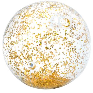 Надувной пляжный мяч Золотой Блеск 51 см INTEX фото 3