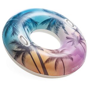 Надувной круг с ручками Пальмы 97 см INTEX фото 3