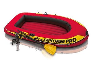 Надувная лодка Explorer Pro-300-Set 244*117*36 см + насос и весла (INTEX, Китай). Артикул: 58358