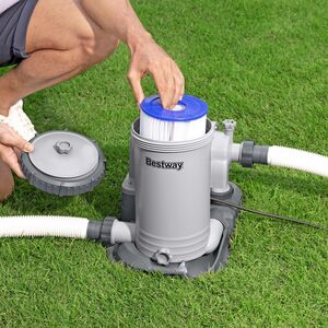 Фильтр насос 58391 Bestway (9463 л/ч) серый Bestway фото 4