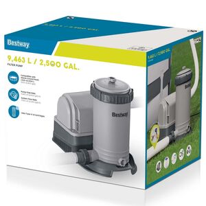 Фильтр насос 58391 Bestway (9463 л/ч) серый Bestway фото 10