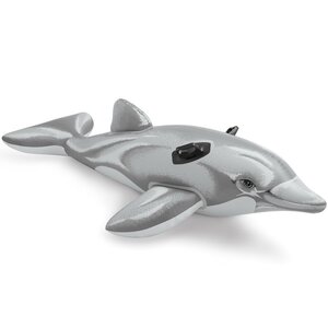 Надувная игрушка Дельфин 175*66 см, до 40 кг, серый INTEX фото 3