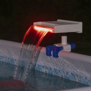 Водопад для бассейна с цветной LED подсветкой 35*30*26 см Bestway фото 9