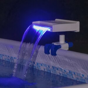 Водопад для бассейна с цветной LED подсветкой 35*30*26 см Bestway фото 3