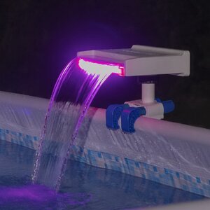 Водопад для бассейна с цветной LED подсветкой 35*30*26 см Bestway фото 8