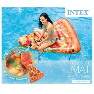 Надувной матрас-плот Пицца 160*137 см соединяемый INTEX фото 6
