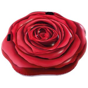 Большой надувной матрас Красная Роза 127*119 см INTEX фото 4