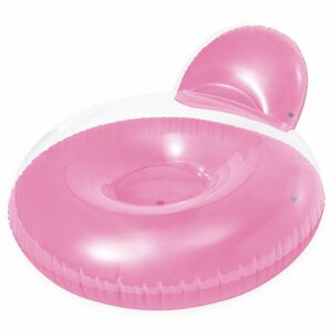 Надувной круг - кресло 137*122 см розовый INTEX фото 2