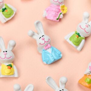 Кролики на липучке 4 см, 12 шт Breitner (Брайтнер) фото 4