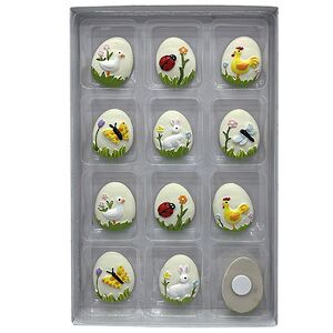 Пасхальные Яйца на липучке 3 см, 12 шт Breitner (Брайтнер) фото 6