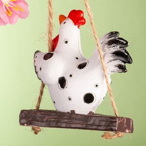 Пасхальное украшение Курочка Несушка 7 см, подвеска Breitner (Брайтнер) фото 3